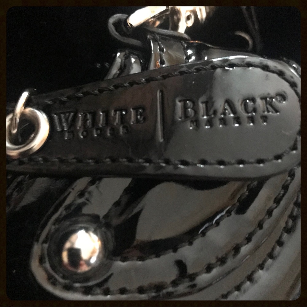 WHBM RUCHED HANDBAG ~ PRISTINE!! - Picture 9 of 9